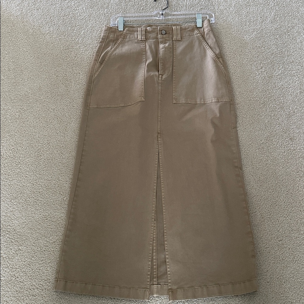 Pistola Beige long skirt  sz28. NWOT
